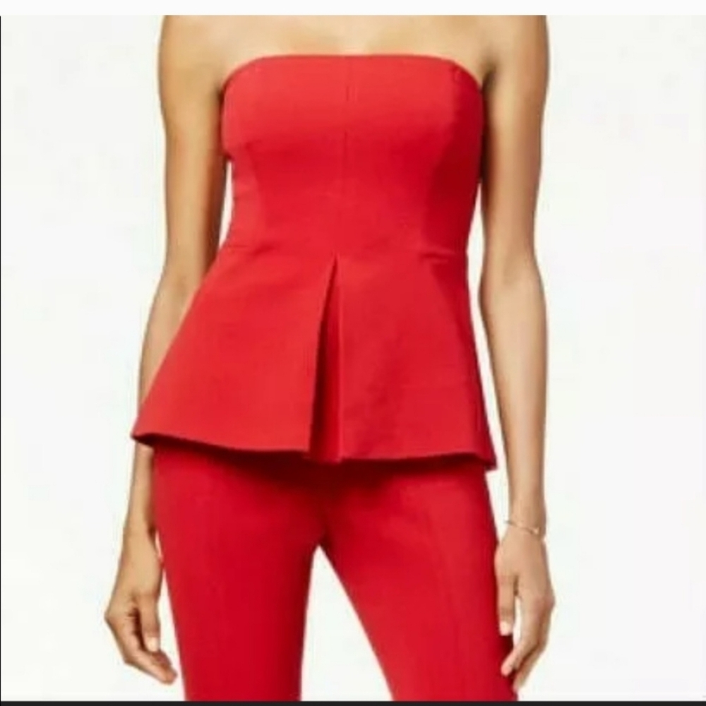 RACHEL Rachel Roy RED 2 Piece Pantsuit